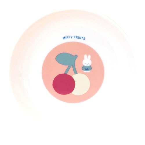 ディック・ブルーナ 「 ミッフィー 」 MIFFY FRUITS カレー皿 パスタ皿 電子レンジ 食洗機対応 19.5cm 日本製 421113