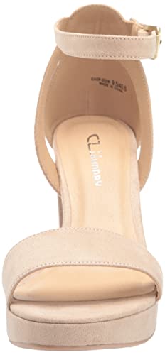 Cl By Chinese Laundry Women's Go On-W Super Sd Sandal, Nude, 8.5 Wide #TOP1