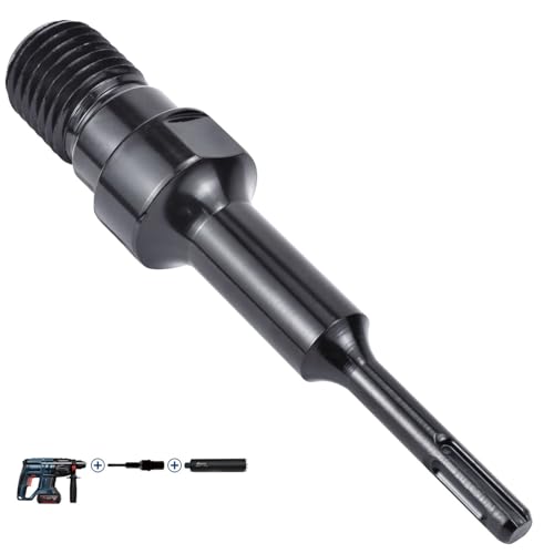 BIGP SDS PLUS Adapter, Adapter 1 1/4 UNC auf SDS Plus für Diamantbohrkrone Kernbohrer Bohrkrone, Bohrkronen Adapter 1 1/4,Adaper für Kernbohrer Plus Verlängerung