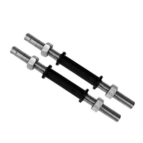 SanR Dumbbell Rod with Steel Nuts,Dumbbell Rod Set,Dumbbell Rod,14-inch Set of 2 (B07R5315D8) Amazon Price History, Amazon Price Tracker