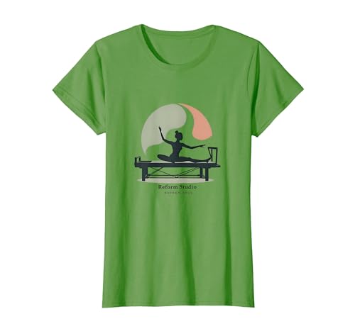 Reform Studio Reform Soul Pilates Design T-Shirt, Women, Grass Green, X-Small
