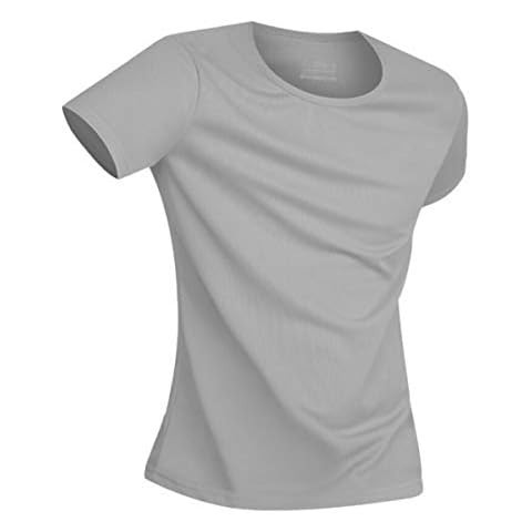Eghunooye Men 's Waterproof T-Shirt Sport Fitness Leisure Short Sleeve Anti-Stain Function Shirt for Men M-3XL (Gray, 3XL) Cover