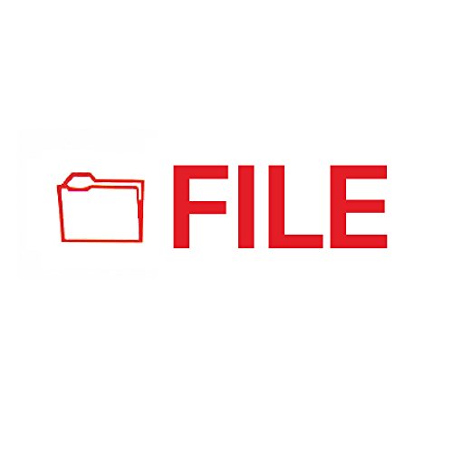 Accu-Stamp2 Message Stamp With Shutter, 1-Color, File, 1-5/8" X 1/2" Impression, Pre-Ink, Red Ink (035576) #TOP2