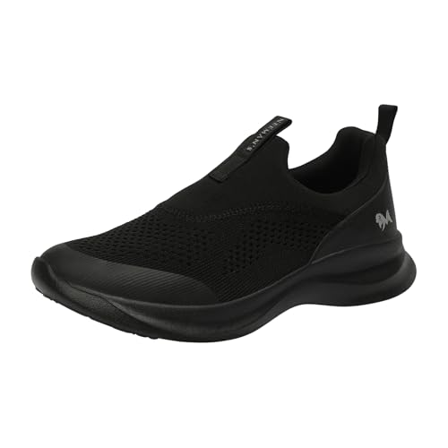 Image of Neeman's Mono Curve Men Slip On Shoes | Breathable Stretch Knit Casual Sneakers | Lightweight EVA Pebble Grip Sole | Foam Cushioned Footbed | Comfortable Everyday Walking Shoes