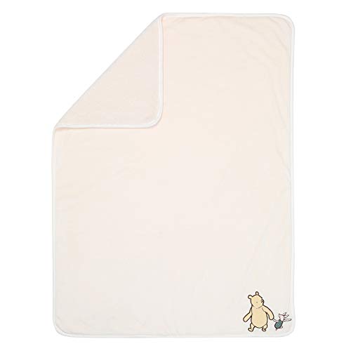 Lambs & Ivy Disney Baby Storytime Pooh Ultra Soft Fleece Baby Blanket - Cream #TOP2