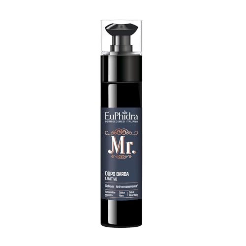 Euphidra - Mr. Dopo Barba Lenitivo, Balsamo Ultra Leggero e Rinfrescante, Lenisce e Idrata la Pelle Sensibile, Formula con Ingredienti Naturali, 50 ml