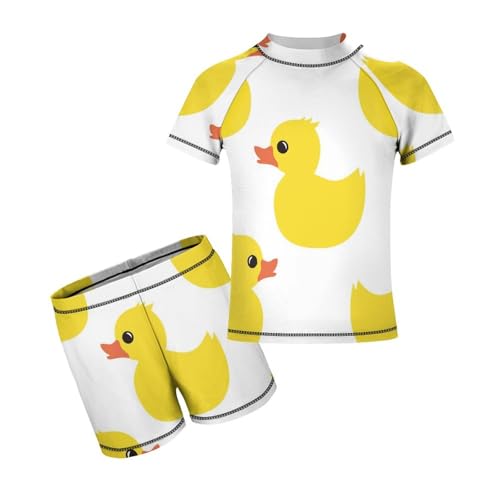 Happy DuckChildren's Swimsuits Boys Two Piece Suit8-10Y（130cm）