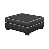 Coaster Furniture Darie Cocktail Ottoman with Tufting Black 500607