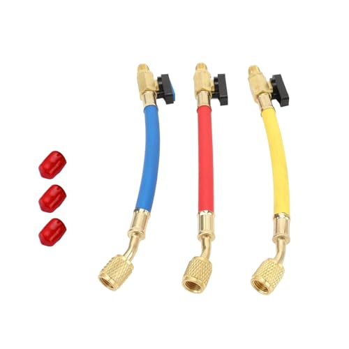 Set mangueras y válvulas para carga de refrigeración HVAC