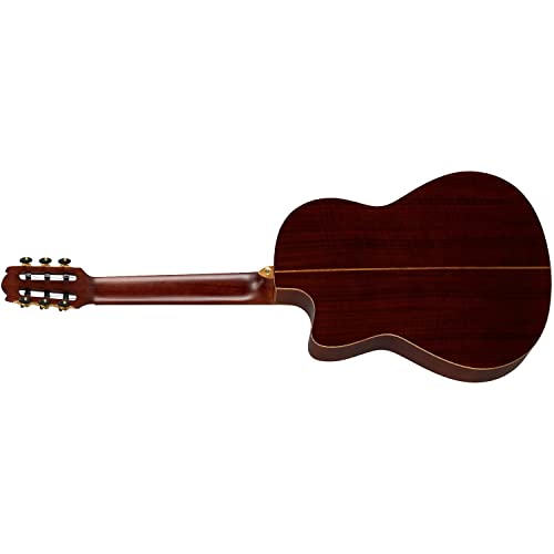 Image of Yamaha NCX3C NT Cedar Top Cutaway Acoustic-Electric Nylon-String Classical Guitar With Reinforced Carrying Bag , Natural