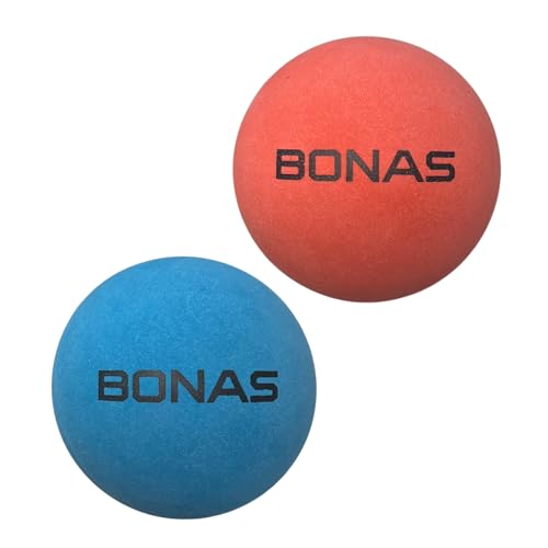 Bolinha Semi Profissional BONAS Borracha Resistente Para Frescobol Tênis de Praia Super Kit (2)