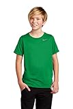 Nike Youth Boys Legend Short Sleeve Tee Shirt (Large, Apple Green)