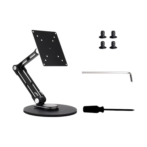 Support en aluminium pour table de moniteur avec base rotative 360 métal