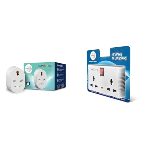 Wipro 16A Wi-Fi Smart Plug with Energy Monitoring - Suitable for ...