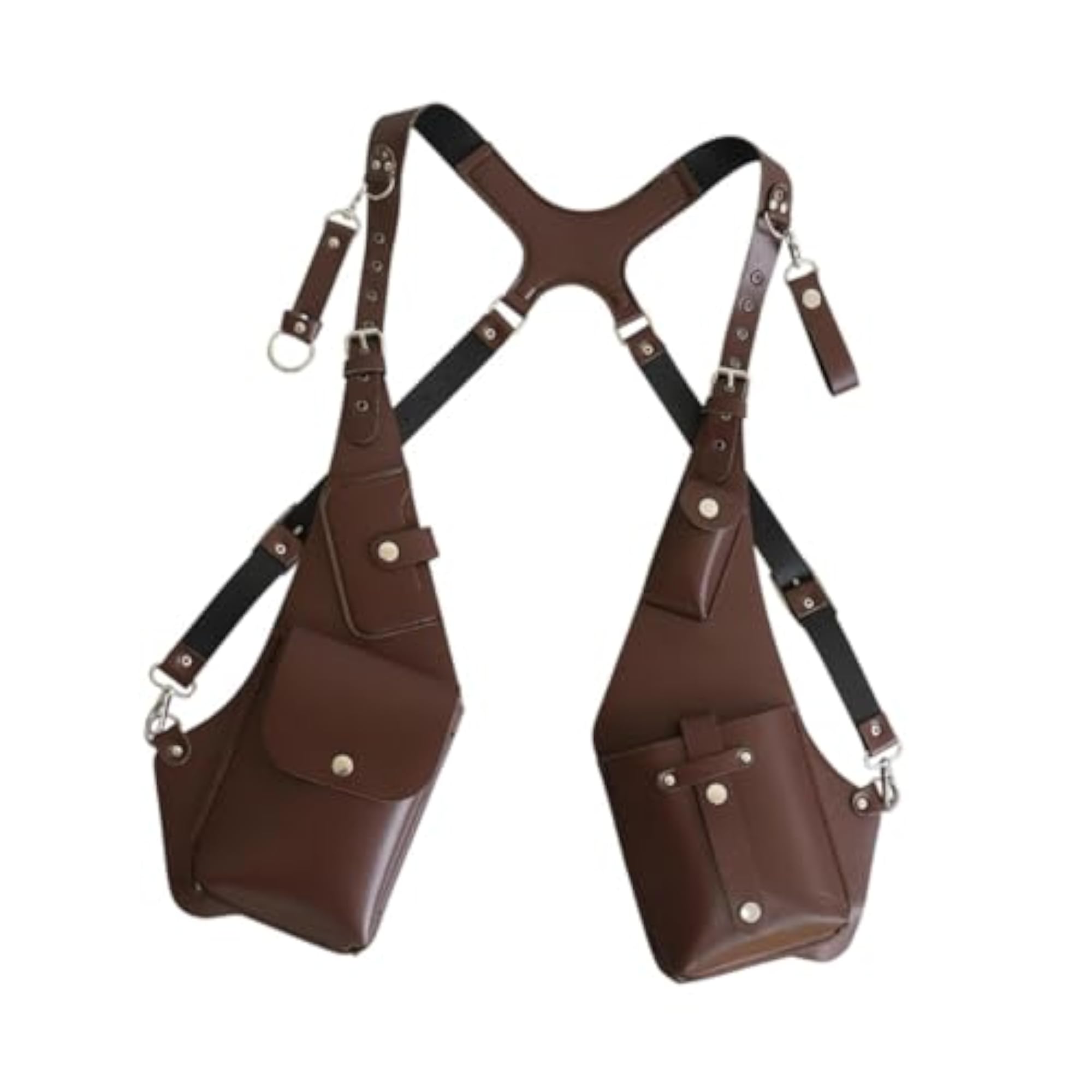 Steampunk Shoulder Harness Bag for Costume and Camping