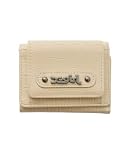 [エックスガール] ミルズロゴフェイククロコミニウォレット MILLS LOGO FAUX CROCO MINI WALLET 105254054018 BEIGE ONE SIZE