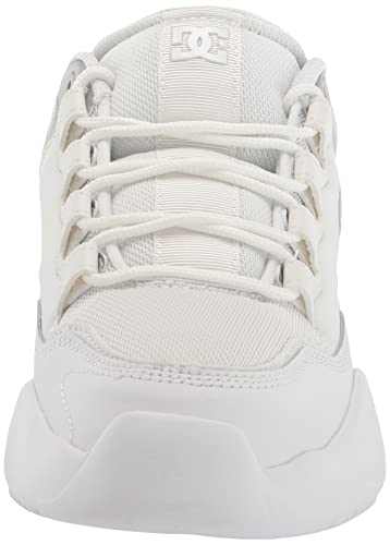 Dc Women's Decel Low Shoe Skate, White/Silver, 8.5 #TOP1