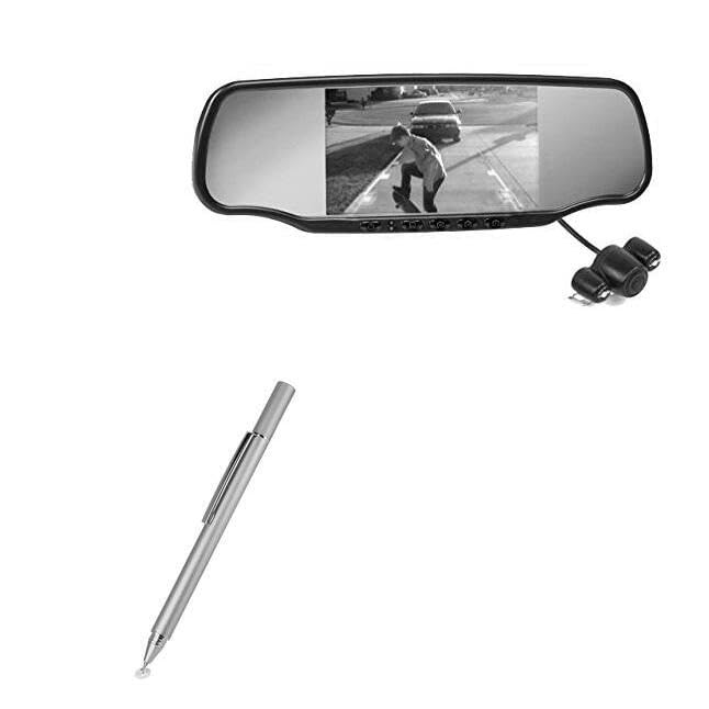 BoxWave Stylus Pen Compatible with App-Tronics SmartVue - FineTouch Capacitive Stylus, Super Precise Stylus Pen - Metallic Silver