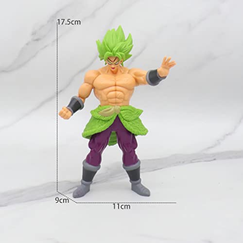 6 Pcs Set 6.8 Inches Goku Action Figure Action Figure Goku Toy Made Of Non-Toxic Materials Suitable For Children #TOP2