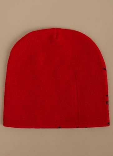 Image of Kidsville Official Marvel Spiderman Red Beanie for Boys | Warm Winter Head Cap
