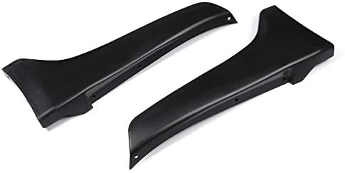 Vehicle Bumper Black Q50 Front/Rear Bumper Lip Car for Fender Splash Mud Flaps Guards Guard Angle Corner Protection for Infiniti Q50 2014-2017 (Color : Front Rear)