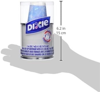 Dixie Bath Cup Dispenser, Combo Pack (Colors May Vary), 1 Count (Pack of 2)