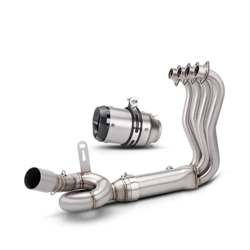 Échappement arrière en acier inoxydable de haute précision pour système complet moto 500R