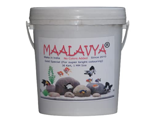 Maalavya Gold Special 36 Karat 1MM Fish Feed/Food 1Kg (for Super Bright Colouring) Fish Food (B09CZ32CHD) Amazon Price History, Amazon Price Tracker