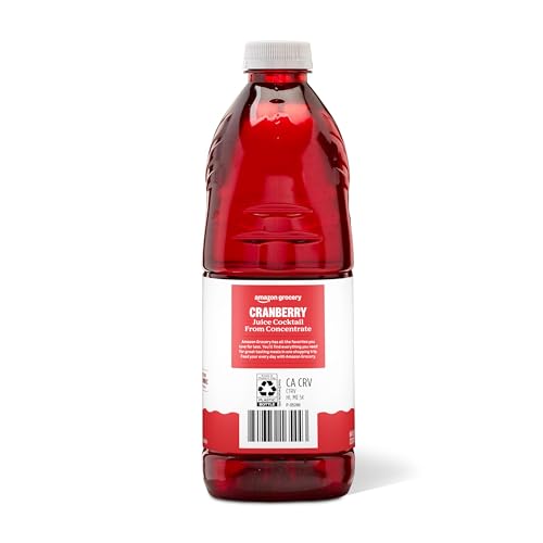 Amazon Grocery, Cranberry Juice Cocktail, 64 Fl Oz (Previously Happy Belly, Packaging May Vary)