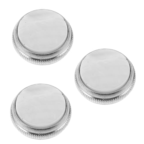 Abaodam Kit de Reparación para Trompeta Pequeño 6 Piezas Botones de Dedo y Arandelas de Fieltro Negras para Válvulas, Accesorios de Reparación Compatibles para Instrumentos de Viento