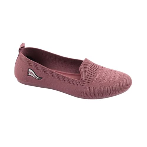 Image of Indifeet - Ballerina Shoes for Women, Stylish Half Cut Slip on, Girls Soft Winter Footwear, Ladies Comfortable Sole Walking Ballet Shoe, Casual Slip-on Ballerinas