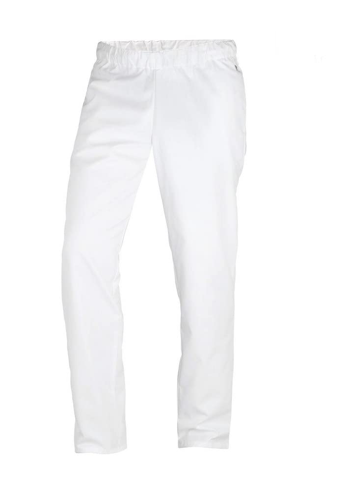BP 1645-485-21-XLs, Unisex trousers, with elasticated waist 215,00 g/m², fabric blend white, XLs