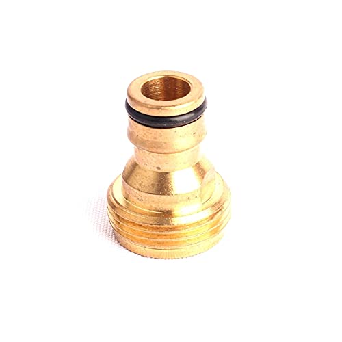 Schlauchverbinder-Adapter, 15 Stück, 3/4 Zoll Außengewinde, Schnellverbinder, Nippelverbinder, grüner Daumen-Messing-Anschluss