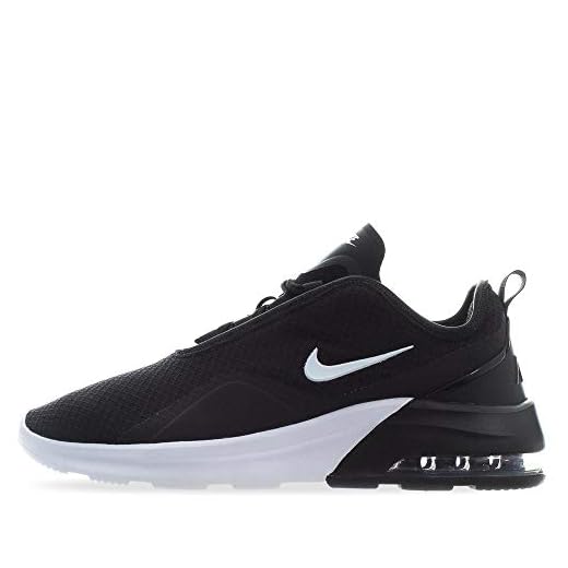 Nike Herr Air Max Motion 2 löparskor, Nero svart vit 012, 40.5 EU