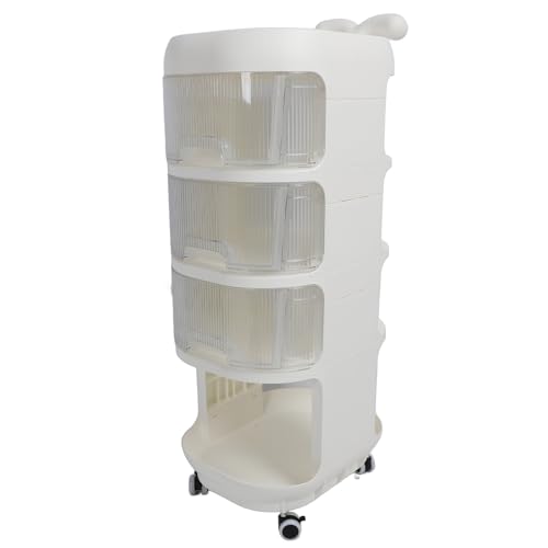 Chariot de rangement à tiroirs transparents plastique PP - 2