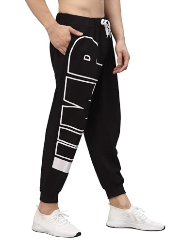 Image of Rigo Printed Cotton Jogger Pants for Men | Regular Fit Track Pant for Men | Jogger Track Pant for Men | Lower for Men Idol for Gym, Yoga, Sports, Running