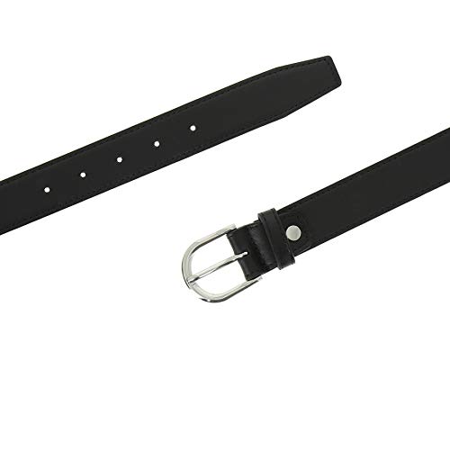 FASHIONGEN - Premium Durable Genuine Italian-Made Leather BELT for Women, FLORDELIS2