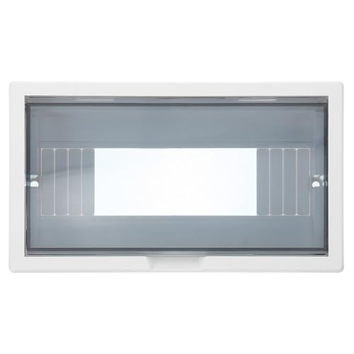 LOLIPPYY Panel Caja Distribución Eléctrica Plástico Duradero Protección Exterior para Hogar y Empresa Diseño Sencillo Fácil Instalación Compatible con Cuadro Luz Eléctrico