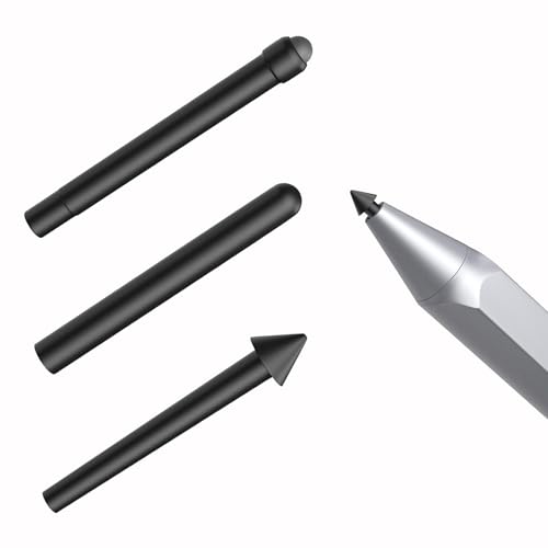 lcyen Lot de 3 pointes de stylet compatibles avec Surface, pointe standard interchangeable pour Microsoft Surface Pro 2017 Pen (modèle 1776) et Surface Pro 4...