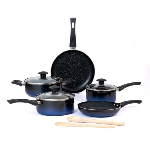 Image of Kreme Deluxe Cookware Set 10pcs | Granite Cookware Set