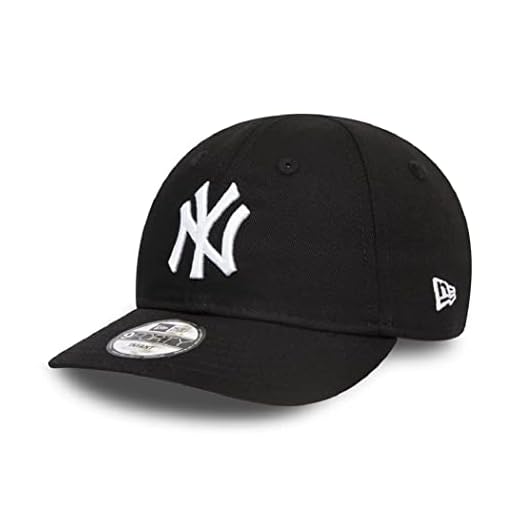 New Era League Essential 9 Forty spädbarn justerbar keps NY Yankees svart Svart 0-2 Jahre