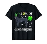 Camiseta Full Of Shenanigans Cane Corso para amantes de los perros del día de San Patricio. Regalos para el día de San Patricio para los amantes del bastón de corso, camisa del día de San Patricio para hombres, mujeres, niños, niñas, hijo, hija, padre, madre, propietario de bastón de corso, amigo