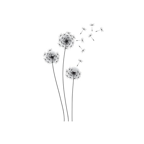 RoomMates RMK2606GM Whimsical Dandelion Peel And Stick Giant Wall Decals ,Multicolor