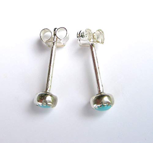 Tiny Turquoise Stud Earrings #TOP2