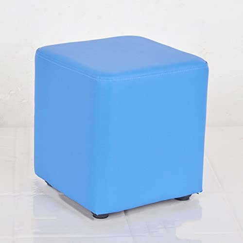 Repose-pieds poofe bleu ottomans pour la chambre à coucher