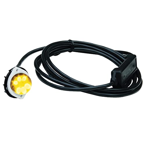 Whelen Vertex Super-LED Emergency Strobe Light - Ultra-Compact Design - Professional-Grade Amber Warning Light for Emergency Vehicles - Made in USA