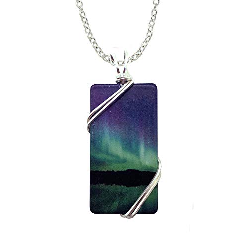 d'ears Candelabra Northern Lights Necklace made in the U.S.A