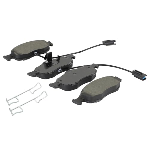 Image of QUALITY-BUILT Front Semi-Metallic Brake Pads, Premium 1001-0801M, Compatible with 1996-2002 Ford /Mercury (Contour,Cougar,Mystique)