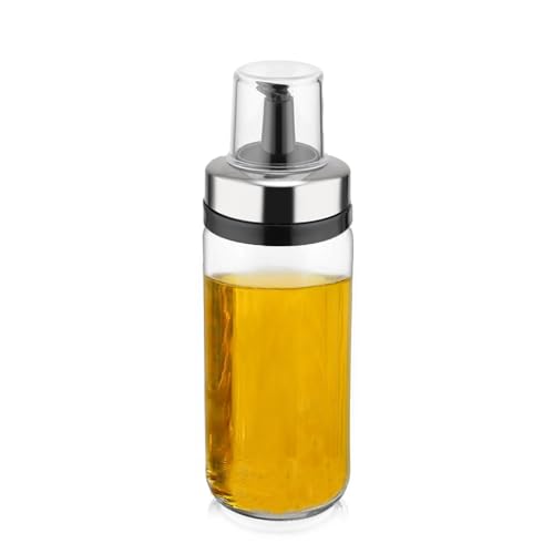 MA MAISON Oliera con Versatore 250 ml da Cucina Antigoccia,in Vetro con Dispenser - per Condire Pietanze - con Dosatore Rigido e Tappo