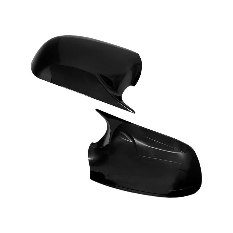 INPETS Per Mazda 3 6 2004 2005 2006 2007 2008 Tappi Copri Specchietto Retrovisore Auto Tappi Specchietti Retrovisori Laterali di Ricambio Accessori Auto Calotte specchietti (Color : Bright Black a pa
